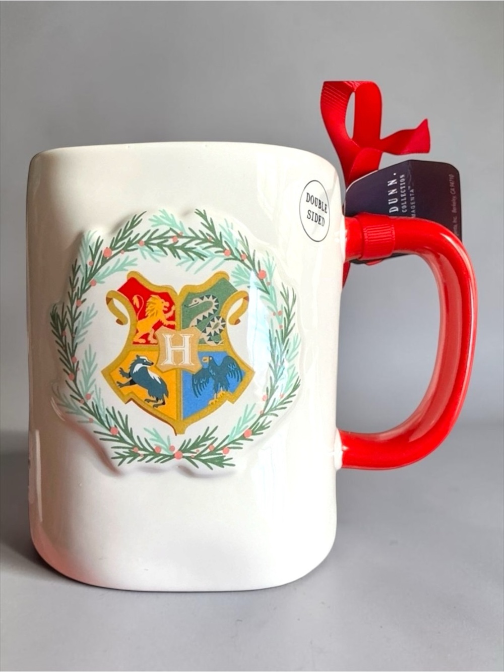 Rae Dunn Harry Potter Hogwarts Christmas Mug Holiday Coffee Cup NWT